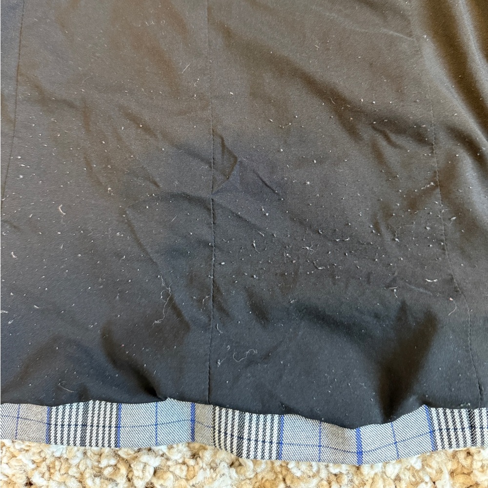 Halogen XSP grey plaid boyfriend blazer - Picture 4 of 5